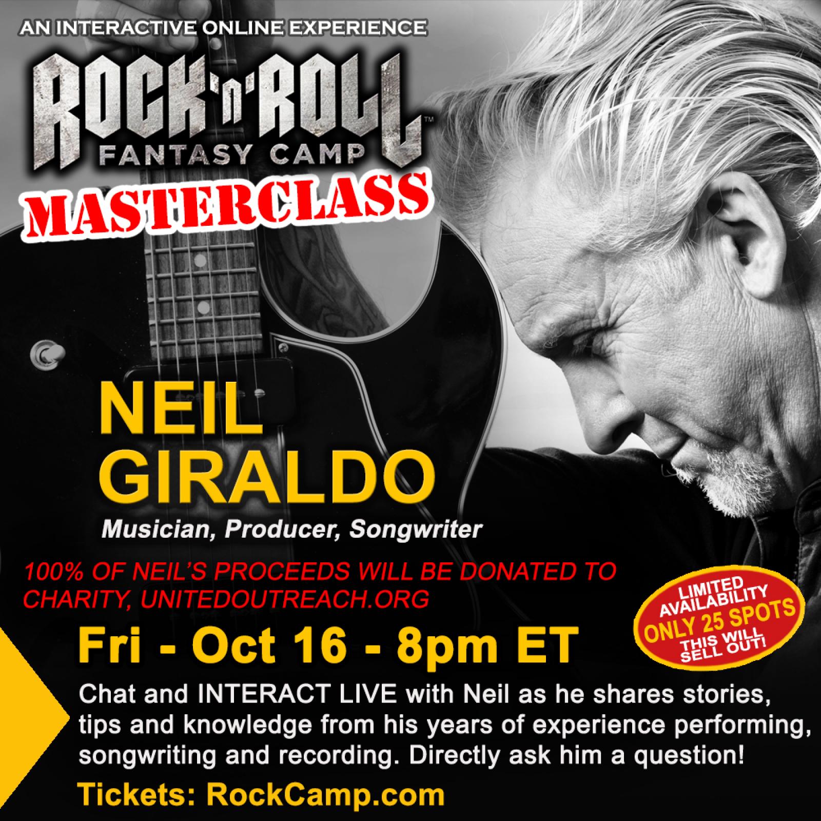 Masterclass with Neil Giraldo