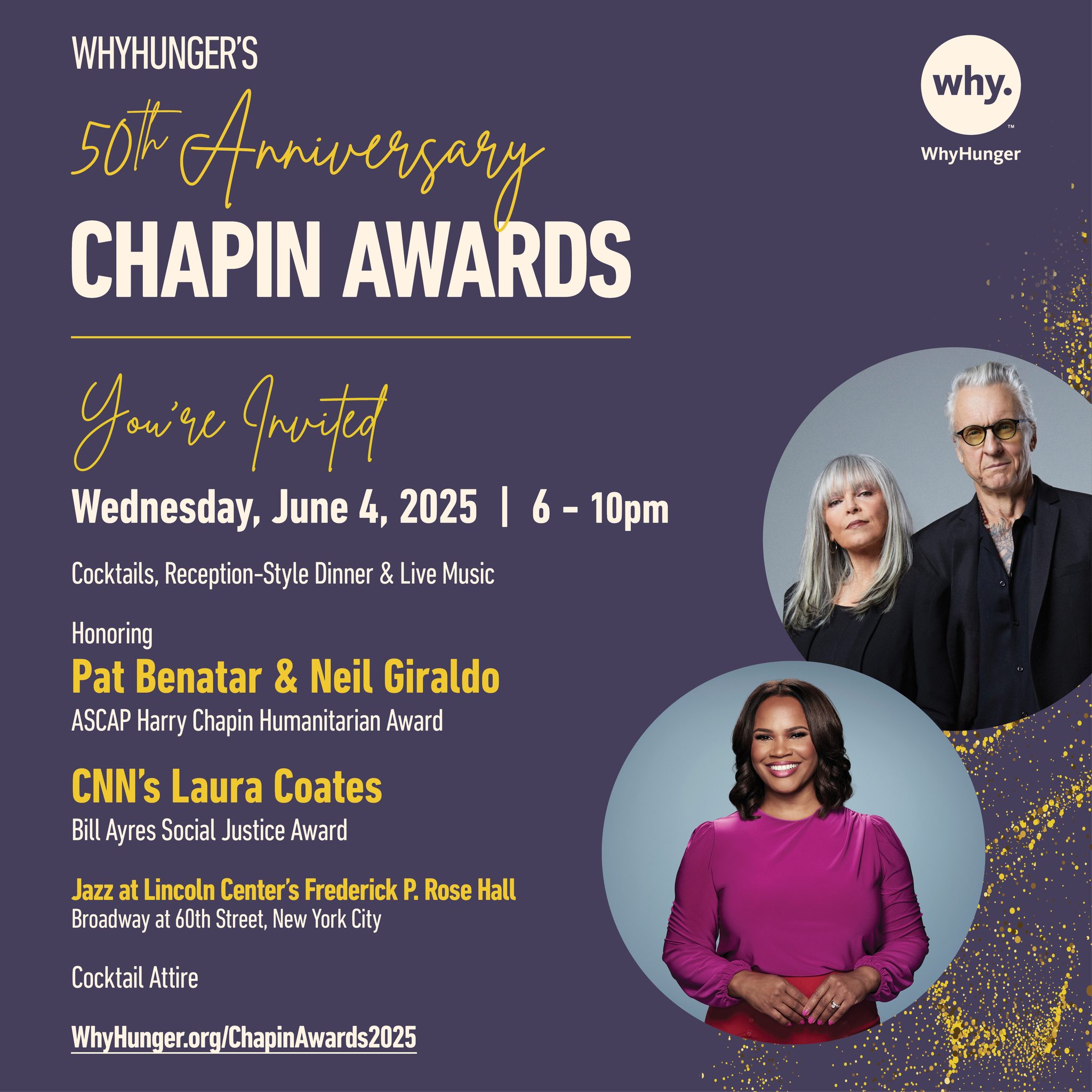 Pat Benatar and Neil Giraldo will be honored with the ASCAP Harry Chapin Humanitarian Award